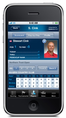 Official PGA Tour iPhone App 